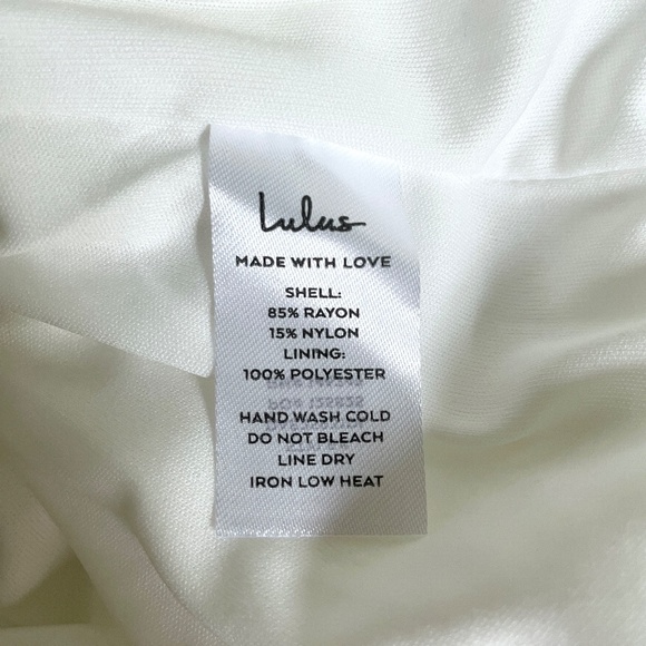 ❤️ NWT Lulus Lulu's Weekend Wonder White One Shoulder Ruffle Mini Dress Small - Picture 9 of 10